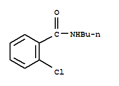 N - 正丁基 - 2 - 氯苯甲酰胺结构式