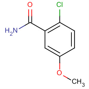 Structure of Benzamide, 2-chloro-5-methoxy-
