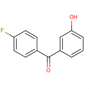Structure of Methanone, (4-fluorophenyl)(3-hydroxyphenyl)-