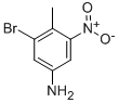 Structure of 5-AMINO1-BROMO-2-METHYL-3-NITROBENZENE