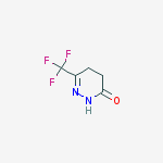 Structure of 3(2H)-Pyridazinone, 4,5-dihydro-6-(trifluoromethyl)-