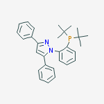 Structure of 1-[2-[BIS(TERT-BUTYL)PHOSPHINO]PHENYL]-3,5-DIPHENYL-1H-PYRAZOLE