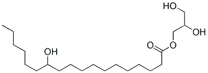 2,3-dihydroxypropyl 12-hydroxyoctadecanoate 的化学结构式