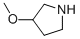 Structure of 3-METHOXYPYRROLIDINE