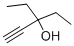 Structure of 3-Ethyl-1-pentyn-3-ol