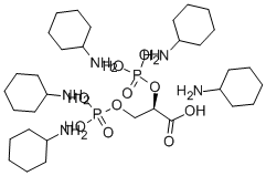 Structure of 2,3-DIPHOSPHOGLYCERIC ACID, PENTACYCLOHEXYLAMMONIUM SALT