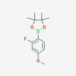 Structure of 2-Fluoro-4-methoxyphenylboronic acid pinacol ester