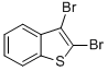 Structure of 2 3-DIBROMOBENZO(B)THIOPHENE  97