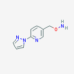 Structure of 5-[(Aminooxy)methyl]-2-(1H-pyrazol-1-yl)pyridine
