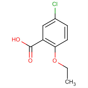 Structure of Benzoic acid, 5-chloro-2-ethoxy-