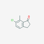Structure of 6-CHLORO-7-METHYL-1-INDANONE