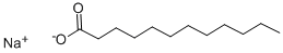 Structure of Lauric acid sodium salt