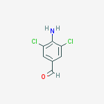 Structure of Benzaldehyde, 4-amino-3,5-dichloro-
