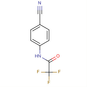 Structure of Acetamide, N-(4-cyanophenyl)-2,2,2-trifluoro-