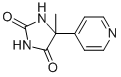 5-Methyl-5-pyridin-4-yl-imidazolidine-2,4-dione结构式