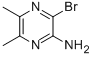 3-BROMO-5,6-DIMETHYLPYRAZIN-2-AMINE结构式
