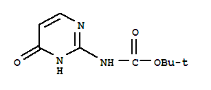 Carbamicacid, (1,4-dihydro-4-oxo-2-pyrimidinyl)-, 1,1-dimethylethyl ester (9CI)结构式
