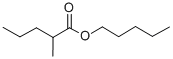 Pentyl 2-methylpentanoate结构式