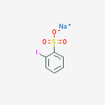 Structure of Benzenesulfonic acid, 2-iodo-, sodium salt