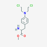 METHYL 2-AMINO-3-[4-[BIS(2-CHLOROETHYL)AMINO]PHENYL]PROPANOATE结构式