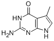 Structure of 2-AMINO-5-METHYL-3,7-DIHYDRO-4H-PYRROLO[2,3-D]PYRIMIDIN-4-ONE
