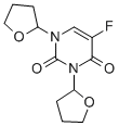 1,3-Bis(tetrahydrofuran-2-yl)-5-fluoropyrimidine-2,4(1H,3H)-dione结构式