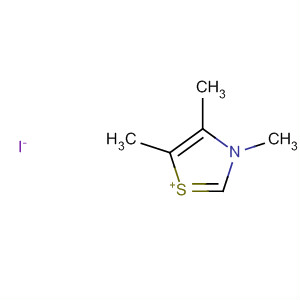 Structure of Thiazolium, 3,4,5-trimethyl-, iodide