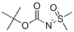 Structure of SULFOXIMINE,N-[(1,1-DIMETHYLETHOXY)CARBONYL]-S,S-DIMETHYL-