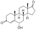 6A-HYDROXY-ANDROST-4-ENE-3,17-DIONE结构式