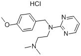 Structure of thonzylamine hydrochloride