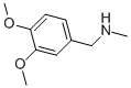 Structure of (3,4-DIMETHOXYBENZYL)METHYLAMINE