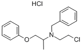 Structure of Phenoxybenzamine hydrochloride