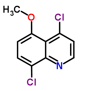 4,8-Dichloro-5-methoxyquinoline结构式