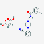 Benzamide, N-[[4-(2-cyanophenyl)-1-piperazinyl]methyl]-3-methyl-,(2Z)-2-butenedioate (1:1)结构式