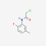 Structure of 2-chloro-N-(2-fluoro-5-methylphenyl)acetamide