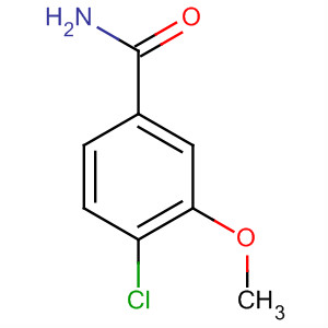 Structure of Benzamide, 4-chloro-3-methoxy-