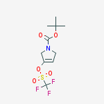 Structure of tert-Butyl 3-(((trifluoromethyl)sulfonyl)oxy)-2,5-dihydro-1H-pyrrole-1-carboxylate