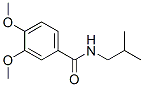 Structure of 3,4-dimethoxy-N-(2-methylpropyl)benzamide