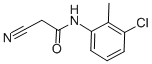 Structure of N-(3-CHLORO-2-METHYL-PHENYL)-2-CYANO-ACETAMIDE