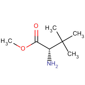 Structure of methyl (2S)-2-amino-3,3-dimethylbutanoate