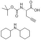 Structure of BOC-L-PROPARGYLGLYCINE DCHA SALT