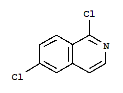 Structure of 1,6-DICHLORO-ISOQUINOLINE