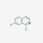 Isoquinoline, 1-chloro-7-fluoro-结构式