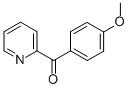 Structure of 2-(4-METHOXYBENZOYL)PYRIDINE