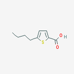 5-Butyl-2-thiophenecarboxylic acid结构式