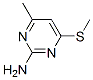 4-methyl-6-methylsulfanyl-pyrimidin-2-amine结构式