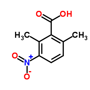 Structure of 2,6-dimethyl-3-nitrobenzoic acid