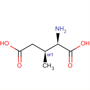 Structure of (+/-)-THREO-3-METHYLGLUTAMIC ACID