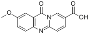 Structure of 2-methoxy-11-oxo-11H-pyrido(2,1-b)quinazoline-8-carboxylic acid