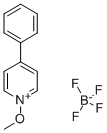 Structure of 1-METHOXY-4-PHENYLPYRIDINIUM TETRAFLUOROBORATE
